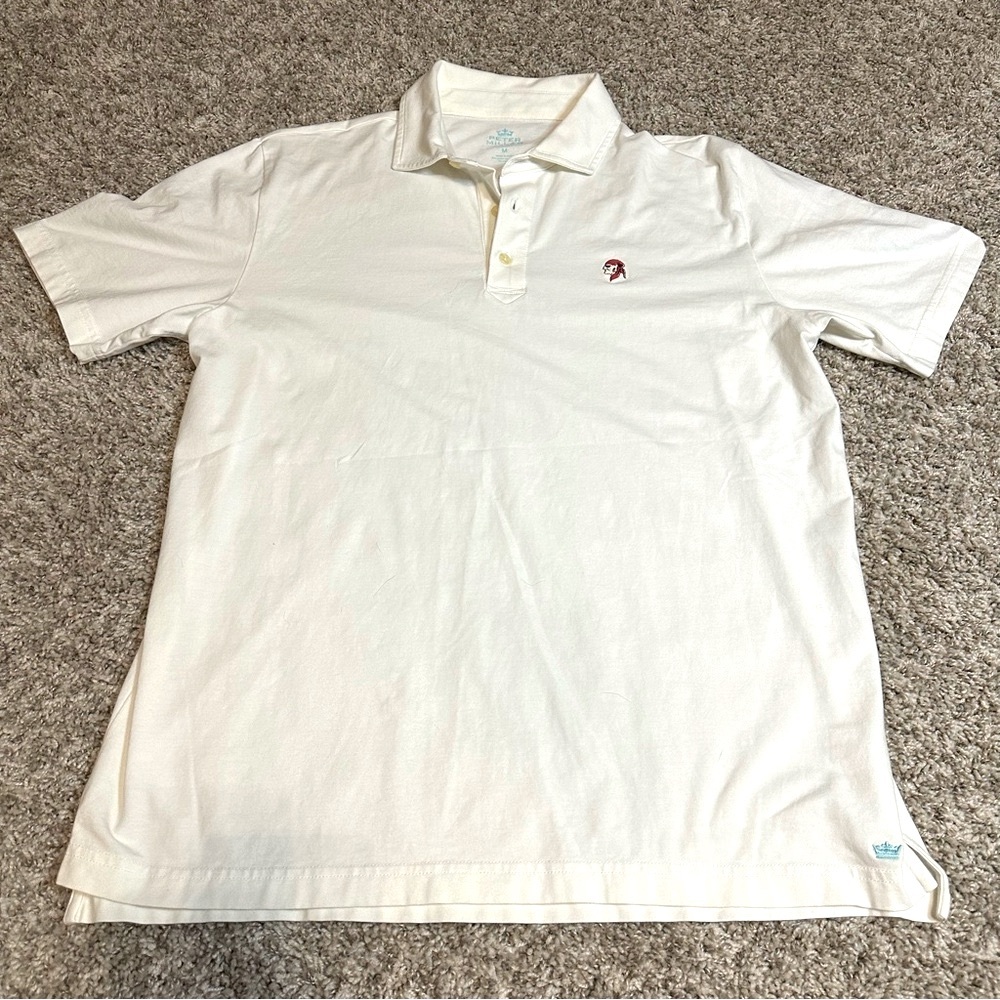 Peter Millar White Polo Medium